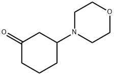 Cyclohexanone, 3-(4-morpholinyl)- Structure