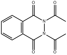 1,4-Phthalazinedione, 2,3-diacetyl-2,3-dihydro-,3069-13-4,结构式