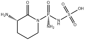 Sulfamic acid, N-[(R)-amino[(3S)-3-amino-2-oxo-1-piperidinyl]phosphinyl]- Structure