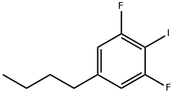 Benzene, 5-butyl-1,3-difluoro-2-iodo-|5-丁基-1,3-二氟-2-碘苯