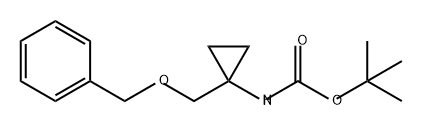 Carbamic acid, [1-[(phenylmethoxy)methyl]cyclopropyl]-, 1,1-dimethylethyl ester (9CI)