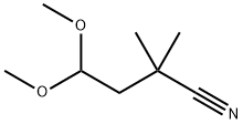 Butanenitrile, 4,4-dimethoxy-2,2-dimethyl- Structure