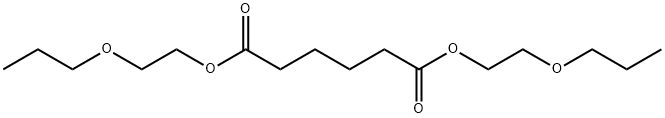 Hexanedioic acid, 1,6-bis(2-propoxyethyl) ester Structure
