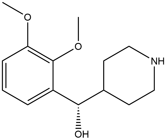 4-Piperidinemethanol, α-(2,3-dimethoxyphenyl)-, (αS)-