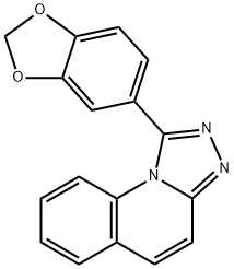1-(1,3-BENZODIOXOL-5-YL)[1,2,4]TRIAZOLO[4,3-A]QUINOLINE Structure