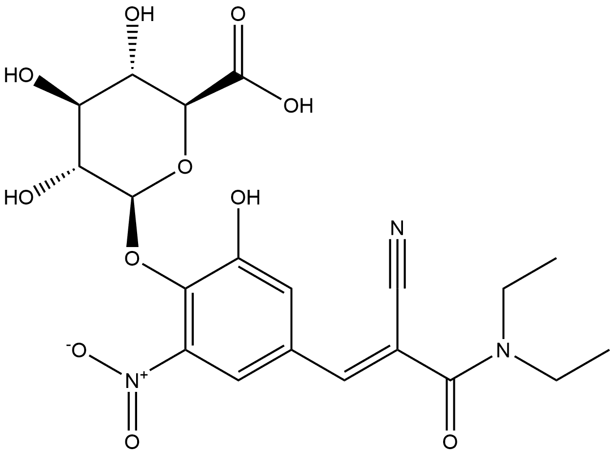 Entacapone 4-β-D-Glucuronide Struktur