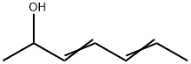 3,5-ヘプタジエン-2-オール 化学構造式