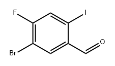 Benzaldehyde, 5-bromo-4-fluoro-2-iodo- 结构式
