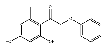 Ethanone, 1-(2,4-dihydroxy-6-methylphenyl)-2-phenoxy-,315233-87-5,结构式