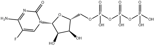 Cytidine 5'-(tetrahydrogen triphosphate), 5-fluoro- 结构式