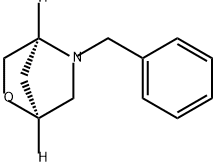 2-Oxa-5-azabicyclo[2.2.1]heptane, 5-(phenylmethyl)-, (1S,4S)- Struktur