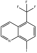 Quinoline, 8-iodo-5-(trifluoromethyl)- Structure