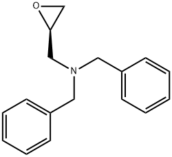 2-Oxiranemethanamine, N,N-bis(phenylmethyl)-, (2R)- Struktur