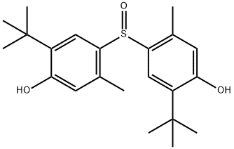 Phenol, 4,4'-sulfinylbis[2-(1,1-dimethylethyl)-5-methyl- Structure