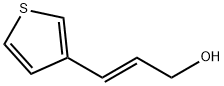 2-Propen-1-ol, 3-(3-thienyl)-, (2E)- Structure