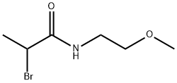 2-Bromo-N-(2-methoxyethyl)propanamide 结构式