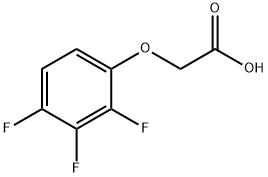 Acetic acid, 2-(2,3,4-trifluorophenoxy)- Structure