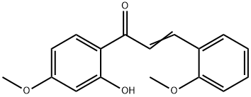 2-Propen-1-one, 1-(2-hydroxy-4-methoxyphenyl)-3-(2-methoxyphenyl)- Structure