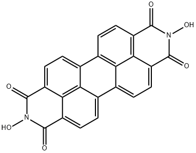 Anthra[2,1,9-def:6,5,10-d'e'f']diisoquinoline-1,3,8,10(2H,9H)-tetrone, 2,9-dihydroxy- (9CI) Structure