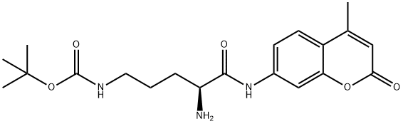 H-Orn(Boc)-AMC Structure