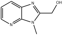 (3-甲基-3H-咪唑并[4,5-B]吡啶-2-基)甲醇, 32329-12-7, 结构式