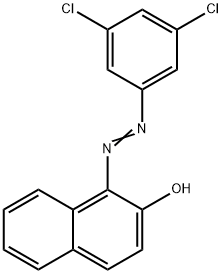 2-Naphthalenol, 1-[2-(3,5-dichlorophenyl)diazenyl]- Struktur