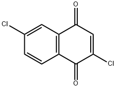 1,4-Naphthalenedione, 2,6-dichloro- Struktur