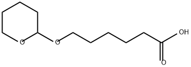 Hexanoic acid, 6-[(tetrahydro-2H-pyran-2-yl)oxy]- Structure