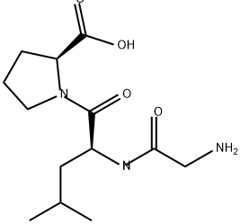L-Proline, glycyl-L-leucyl-,32448-44-5,结构式