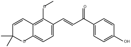 甘草查尔酮B, 325144-67-0, 结构式