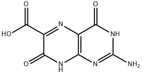 2-amino-3,4,7,8-tetrahydro-4,7-dioxo-6-Pteridinecarboxylic acid Structure