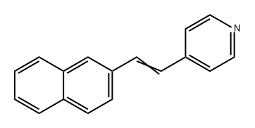 4-(2-(NAPHTHALEN-2-YL)VINYL)PYRIDINE 结构式