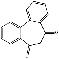 5H-dibenzo[a,c]cycloheptene-5,7(6H)-dione Struktur
