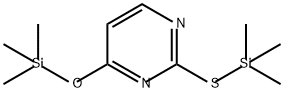 Pyrimidine, 4-[(trimethylsilyl)oxy]-2-[(trimethylsilyl)thio]-