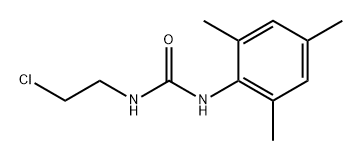 Urea, N-(2-chloroethyl)-N'-(2,4,6-trimethylphenyl)- Structure