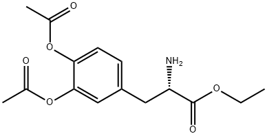 L-Tyrosine, 3-(acetyloxy)-, ethyl ester, acetate (ester) (9CI)