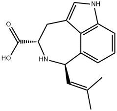 trans-Clavicipitic acid Struktur