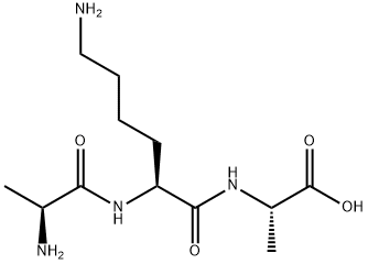 L-Alanine, L-alanyl-L-lysyl- Structure