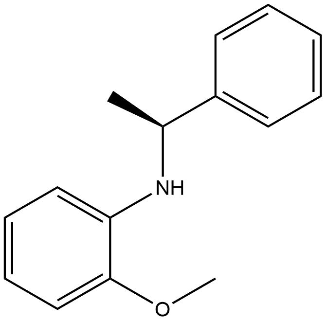 (αS)-N-(2-Methoxyphenyl)-α-methylbenzenemethanamine Structure