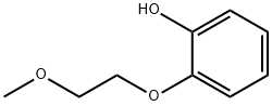 2-(2-甲氧基乙氧基)苯酚,33130-23-3,结构式