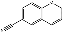 2H-クロメン-6-カルボニトリル 化学構造式