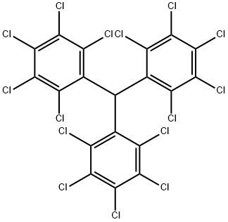 Benzene, 1-[bis(2,3,4,5,6-pentachlorophenyl)methyl]-2,3,4,5,6-pentachloro- 结构式