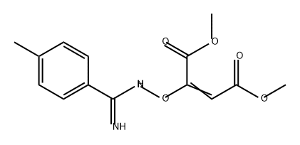 2-Butenedioic acid, 2-[[[imino(4-methylphenyl)methyl]amino]oxy]-, 1,4-dimethyl ester