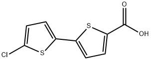 5'-chloro-[2,2'-bithiophene]-5-carboxylic acid Structure