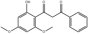 1,3-Propanedione, 1-(2-hydroxy-4,6-dimethoxyphenyl)-3-phenyl- 化学構造式
