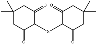 1,3-Cyclohexanedione, 2,2'-thiobis[5,5-dimethyl- 结构式