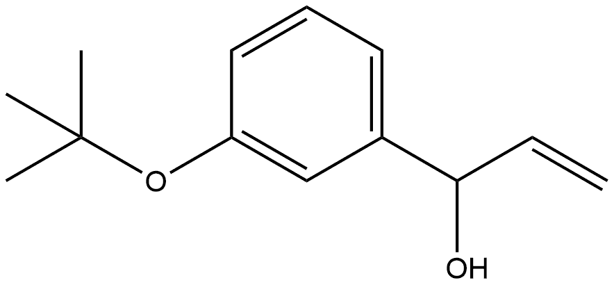 3-(1,1-Dimethylethoxy)-α-ethenylbenzenemethanol 结构式