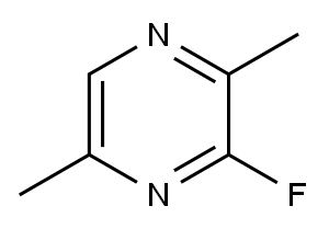 3-氟-2,5-二甲基吡嗪,33870-93-8,结构式