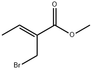 2-Butenoic acid, 2-(bromomethyl)-, methyl ester, (2Z)- Structure