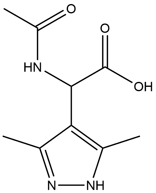 1H-Pyrazole-4-acetic acid, α-(acetylamino)-3,5-dimethyl-
